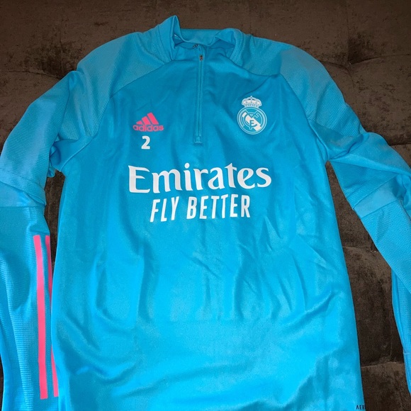 Adidas Real Madrid 2020 #2 Carvajal Soccer Top
